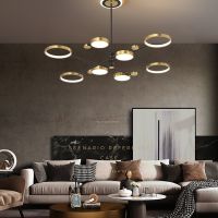 [COD] chandelier creative personality home simple post-modern suction hanging dual-purpose restaurant net red living room