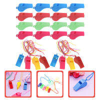 48pcs Kids Whistle กับ Lanyard Funny Whistle Toys สำหรับการฝึกซ้อมฉุกเฉินเกมกีฬา