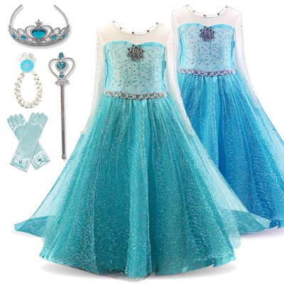 Kids Dresses For Girls Dress Cosplay Princess Costumes Kids Party Christmas Gift Fantasia Vestidos Girls Clothing