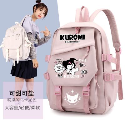 Sanrio My Melody Kuromi Cinnamoroll New Backpack Cartoon Large Capacity Student Schoolbag Outdoor Backpack Childrens Backpack
