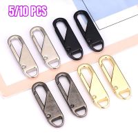 ▨▬ 5/10pc Zipper Repair Slider Puller Tab Replacement Metal Detachable Zipper for Clothes Zippers Sliders for Luggage Cloths Jacket