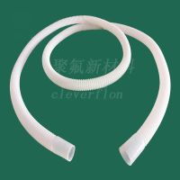 เครื่องสูบลม19x2 PTFE สีขาวยืดหยุ่น2มม. ทนต่ออุณหภูมิสูงทนด่างกรดลูกฟูกป้องกันการกัดกร่อน