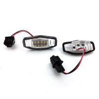 ไฟป้ายทะเบียน LED ซีนอนสีขาว OEM พอดีกับ Acura MDX TL TSX ILX สำหรับไฟป้ายทะเบียน Honda Civic Accord โอดิสซี