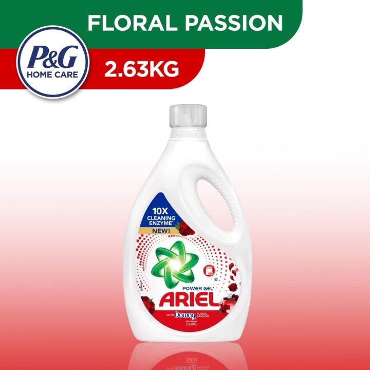 Ariel Liquid Detergent with Downy Floral Passion 2.63kg Bottle Lazada PH