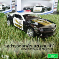 โมเดลรถ ตำรวจ  เชฟโรเลต คาเมโร่ คมเมโร่ Chevrolet Camaro 1:36 Police Car Rongrod โรงรถ