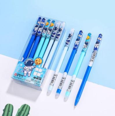 6 Pcs/set Erasable Gel Pen Refills Rod 0.38mm Washable Handle Magic Erasable Pen for School Pen Writing Tools Kawaii Stationery
