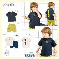 JLECE54 pimpollo SET เด็กผู้ชายเสื้อแขนสั้น+กางเกง