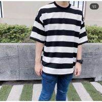 โล๊ะสุดๆ เสื้อยืด OVERSIZE : stripped collection เสื้อยืดลายขวางที่ทำให้คุณดูดีสดใส บนเนื้อผ้าที่ดีเนียนนุ่มเข้ากับสรีระผู้สวมใส่ พร้อมส่ง