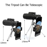 40X6กันน้ำกล้องโทรทรรศน์ตาเดียว0ความคมชัดสูงการมองเห็นได้ในเวลากลางคืนทหาร HD มืออาชีพ W/ที่ตั้งโทรศัพท์สามขา