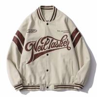 CODHaley Childe M-2XL Unisex European and American tide brand retro letter printed baseball uniform flying jacket jacket jacket for men and women couples explosions jacket