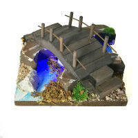 Dollhouse Miniature Model Scene Bridge Water OG009