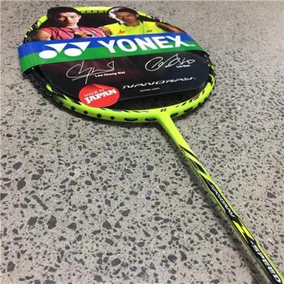 【ขายดี Egxtrb】♕✖YONEX แบบมีสายแบบสุ่มทำจากคาร์บอนเต็มรูปแบบ4U ไม้แบดมินตันเดี่ยว/24Lbs G5/85กรัม/ยืดหยุ่น