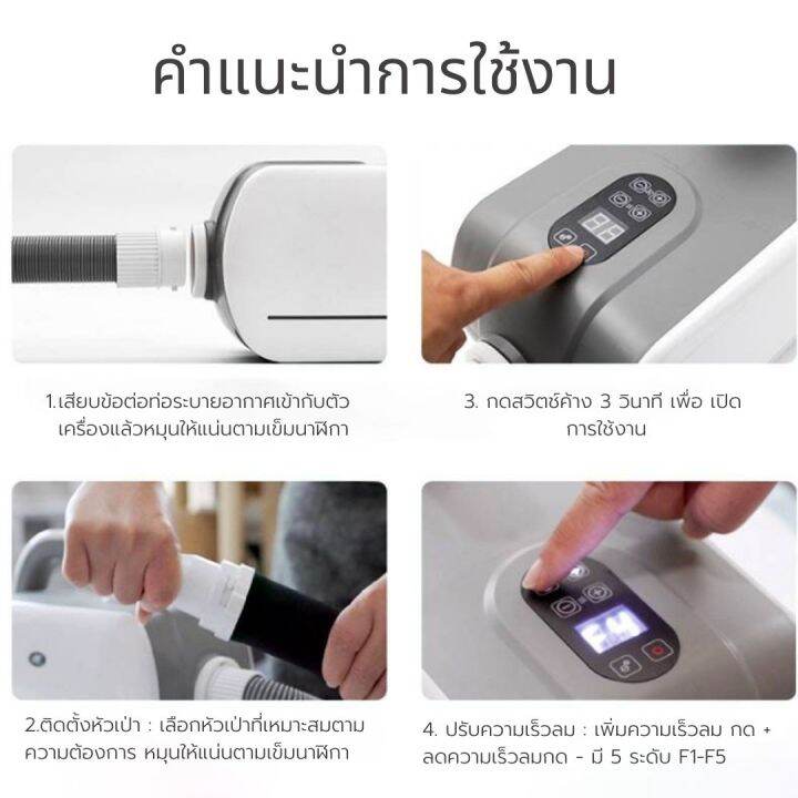 ส่งไว-ส่งฟรี-ไดร์เป่าขนสัตว์เลี้ยง-ประกัน1ปี-ไดร์เป่าขนสุนัข-ไดร์เป่าขนหมา-เครื่องเป่าขน-สุนัข-2800w-มี-negative-ion