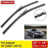 สำหรับ Jaguar XF 2007-2015 23 "19" ด้านหน้าใบปัดน้ำฝนกระจกหน้าต่างอุปกรณ์เสริม2007 2011 2012 2013 2014 2015