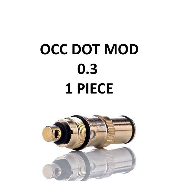 BEST SALE!™ Original DOT AIO DOTMOD COIL HEAD OCC 0.3 0.71.6 OHM GOLD PLATED MOD HIGH END POD