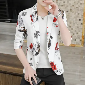 Short sleeve tuxedo clearance jacket