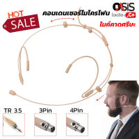 ไมค์คาดหัว NTS HS-26F สีครีม ก้านอ่อนปรับง่าย Plug TR ไมค์คล้องหู ไมค์คาดศรีษะ คล้องหู ไมค์คาดหัว NTS HS-26F Plug TR ไมค์คาดศรีษะ