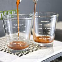 Espresso Measuring Ounce Coffee Cup Roasted Double Mouth Glass With Graduated For Medicine Kitchen Household Bartending Milk Mug