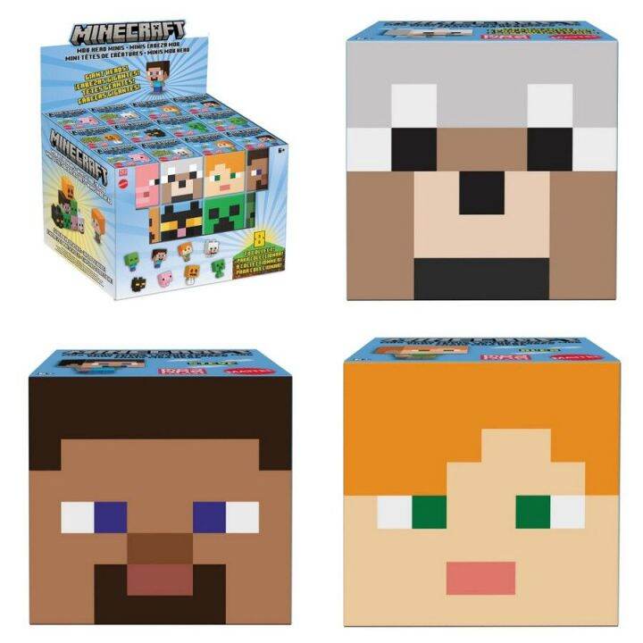 Minecraft Mob Head Mini Figures Assorted 111791 Lazada 7598