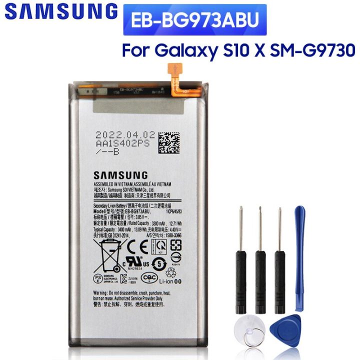 แบตแท้-battery-samsung-galaxy-s10-s10-x-sm-g9730-eb-bg973abe-3300mah