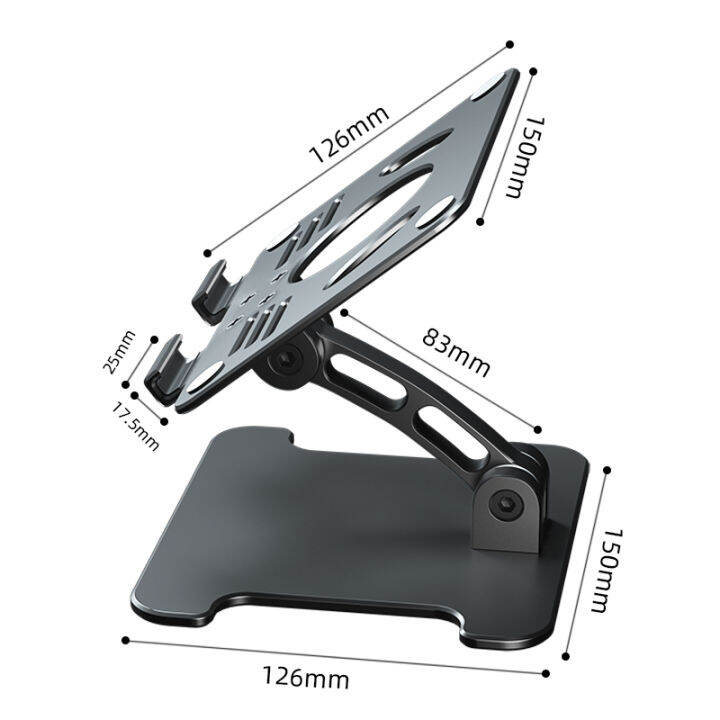 adjustable-laptop-stand-aluminium-foldable-with-cooling-fan-heat-notebook-support-laptop-base-pro-holder-bracket