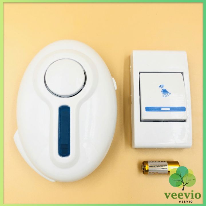 veevio-กริ่งไร้สาย-กระดิ่งไร้สาย-ออดไร้สายออดรีโมท-ระยะไกล-wireless-door-bell