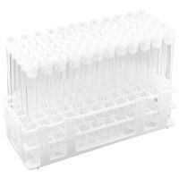 【YF】◕❍  60 Pcs Plastic Test Tube Tubes Science Centrifuge Flange Stopper Disposable Centrifugal Laboratory Ps Experiment