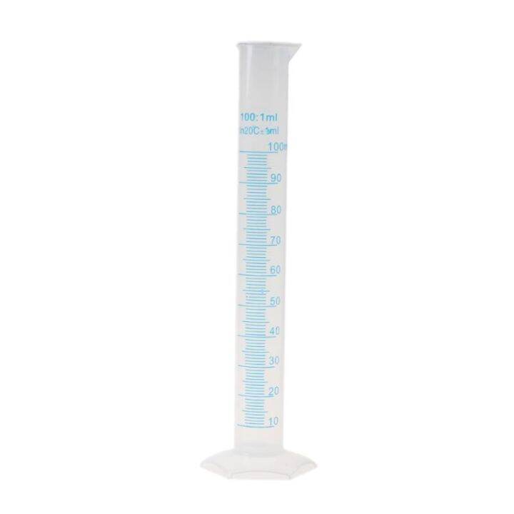 Measuring Cylinder Laboratory Test Graduated Liquid Trial Tube Jar Tool ...