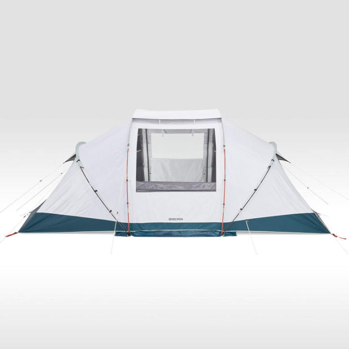 พร้อมส่ง-เต็นท์ตั้งแคมป์สำหรับครอบครัว-camping-tent-with-poles-arpenaz-4-2-f-amp-b-4-person-2-bedrooms