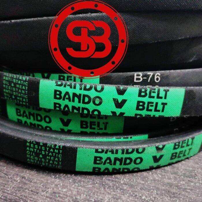 Van Fan Belt VanBelt BANDO B76 / Tali Ban Kipas MITSUBOSHI B 76 MBI ...