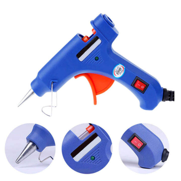 210-220V Glue Gun 20W Electric Heat Temperature Tool - Multicolor ...