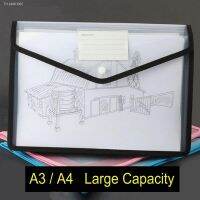 ✓◘ Plastic Envelope A4 A3 Document Bag Large Capacity Document Organizer Waterproof Plastic Bag For Documents