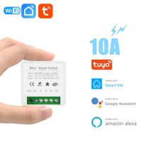 10A รีโมทควบคุมสวิตช์อัจฉริยะ Wi-Fi แบบ DIY/16A สมาร์ทโฮมสวิทช์ไร้สาย Tuya Smart Life APP สวิตช์ควบคุมผ่านwifi Alexa Google Home