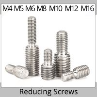 M4 M5 M6 M8 M10 M12 M16 Reducing Screws Camera Adapter Converter Bolt Conversion 304 Stainless Steel Double-ended Headless Screw