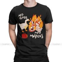 No Commitment Goose Game Design No God No Master Meme Mens Tshirts Funny Tshirts