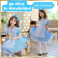 Alice in Wonderland ชุดแม่บ้าน lolita cosplay ชุดคอสเพลย์แม่บ้านเด็ก