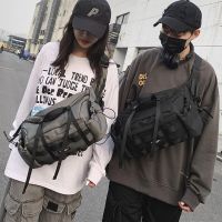 Street Trend Chest pack Shoulder Bag Functional Nylon Crossbody Bags Unisex Outdoor Hip hop Bag Fashion Waist packs Phone Pack Running Belt