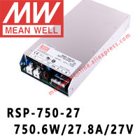 หมายถึงดี RSP-750-27 Meanwell 27VDC 27.8A 750W เอาท์พุทเดียวกับ PFC ฟังก์ชั่นแหล่งจ่ายไฟร้านค้าออนไลน์