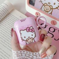 เคสป้องกัน Sanrio Hello Kitty Airpods Pro ชุดหูฟังบลูทูธซิลิโคนลายการ์ตูนสีชมพู KT เคสครอบปกป้องแบบนิ่ม