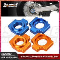 Chain Adjuster Regulator Sliders สำหรับ Husqvarna 701 Enduro Supermoto FS450 2016-2022ชิ้นส่วนรถจักรยานยนต์ Swingarm Slider Dirt Bike