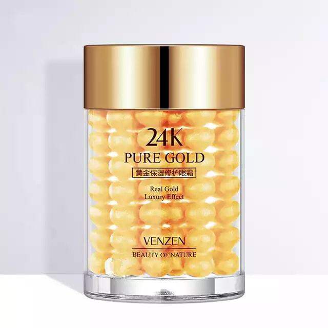 ของแท้-venzen-pure-gold-24k-eye-cream-อายครีม-ลดเลือนริ้วรอยแห่งวัย-บำรุงรอบดวงตา-ผสมทองคำบริสุทธิ์-ลดเลือนริ้วรอยใต้ตา