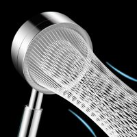 Black Silver 304 Stainless Steel Shower Head Handle High Pressure Anti-Fall Showerhead Water-saving Spray for Bathroom Accessory