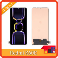 6.67 "หน้าจอจอ LCD แบบดั้งเดิมสำหรับ Xiaomi Redmi K60E ประกอบดิจิไทเซอร์จอแสดงผล LCD สำหรับ Xiaomi Redmi K60E จอสำรอง LCD