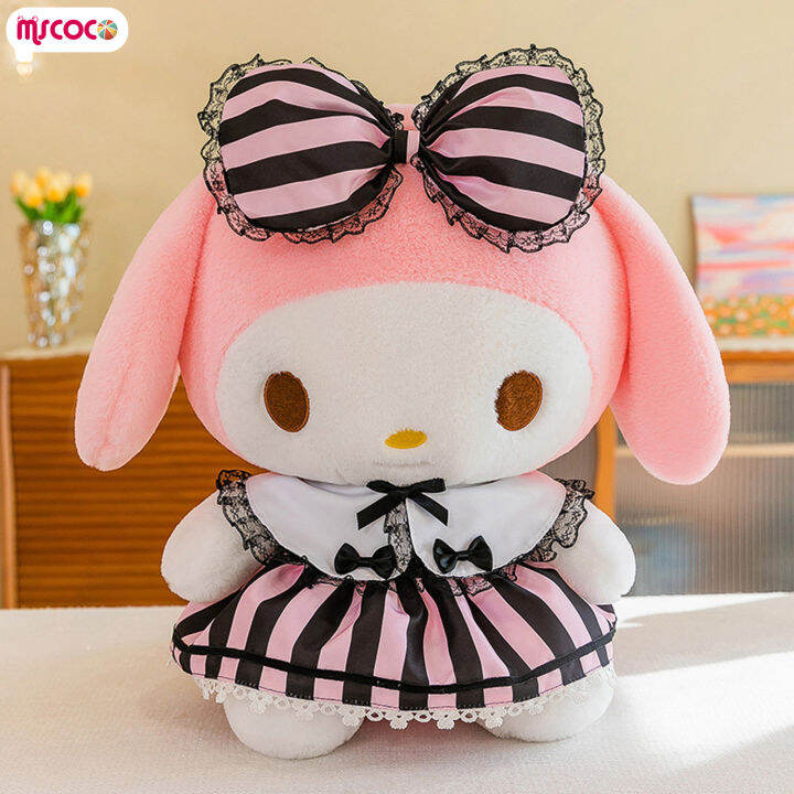 mscoco-ของเล่นตุ๊กตาเมโลดี้น่ารัก-kuromi-ของเล่นตุ๊กตาเหมือนจริงตุ๊กตาสตัฟขนนุ่มสบายผิวเป็นมิตรกับวันเกิดสำหรับเด็กของขวัญวันเด็ก