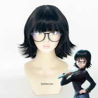 Shizuku Murasaki Cosplay Wig Hunter X Hunter Short Black Styled Heat Resistant Synthetic Hair Anime Wigs With Glasses + Wig Cap