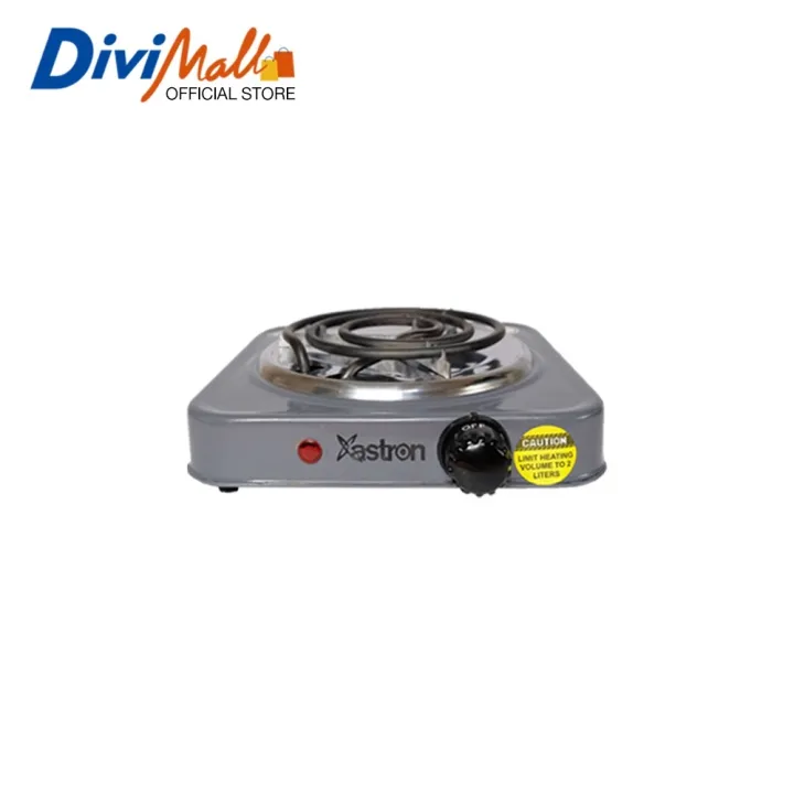 Astron Single/Dual Burner Portable Electric Stove (1000W) drilling