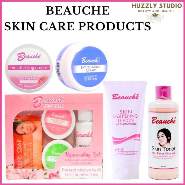 Beauche International Rejuvenating Set Whitening Exfoliating Cream with
