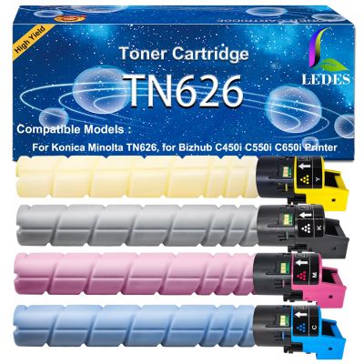 TN626 TN-626 Compatible Toner Cartridge For Konica Minolta Bizhub C450i C550i C650i