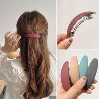 【cw】 FashionMatteHair ClipsWomen Barrettes Hairpins Ponytail Holder Hairgrips Headwear Hair Accessories ！