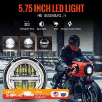 พร้อมไฟหน้ารถจักรยานยนต์5.75ไฟหน้า LED นิ้ว5 3/4 Led DRL 40W สำหรับ Harley Sportster 883 XL883 FXCW